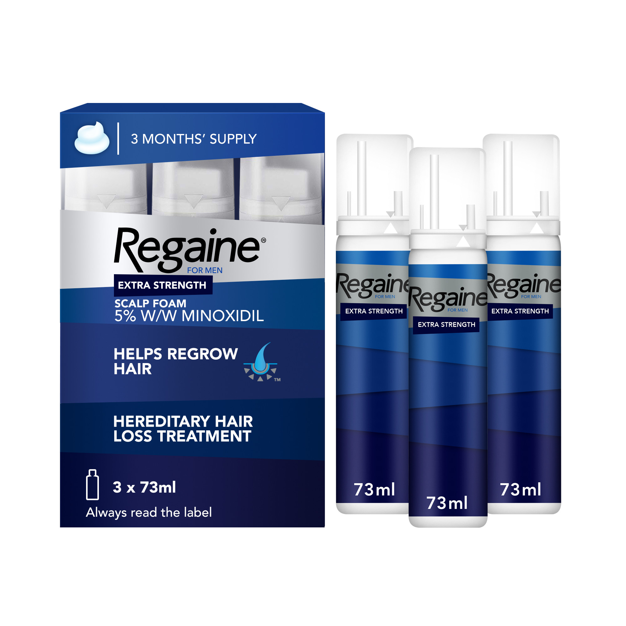 REGAINE® for Men Hair Loss Foam Pack