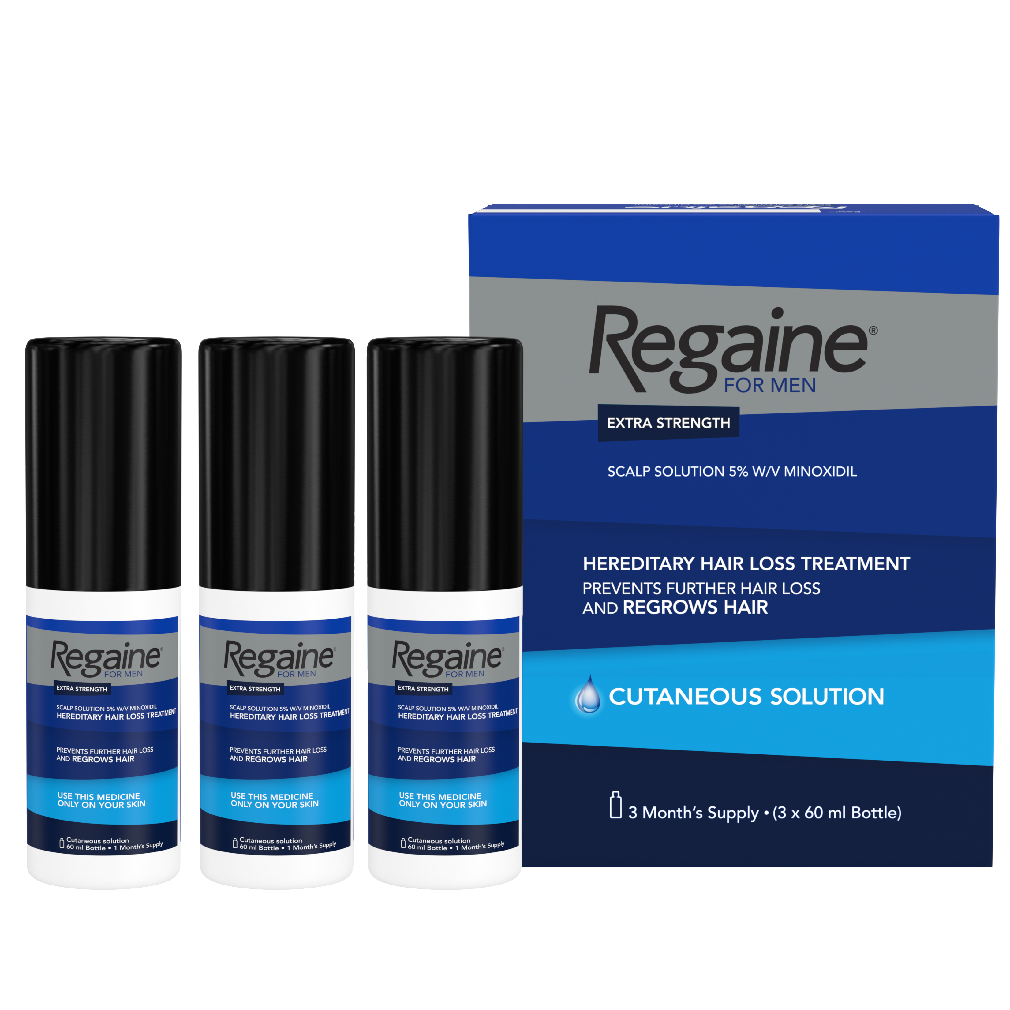 Vejrtrækning princip let at håndtere REGAINE® for Men Hair Loss Solution | REGAINE® UK